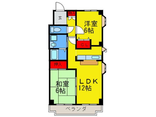 パラシオＧの物件間取画像